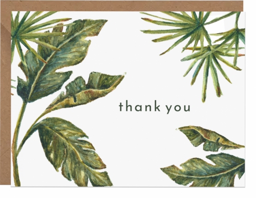 Botanical thank you