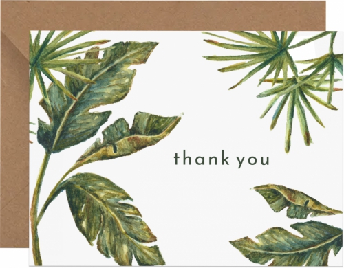 Botanical thank you