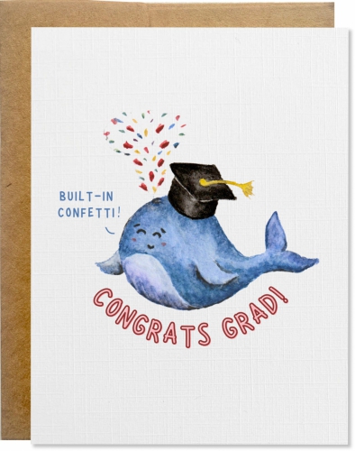 Congrats grad whale