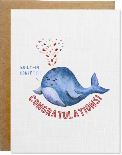 Congratulations whale