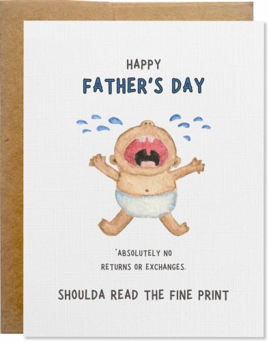 Father's Day crying baby