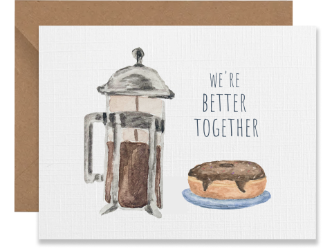 We're better together donut