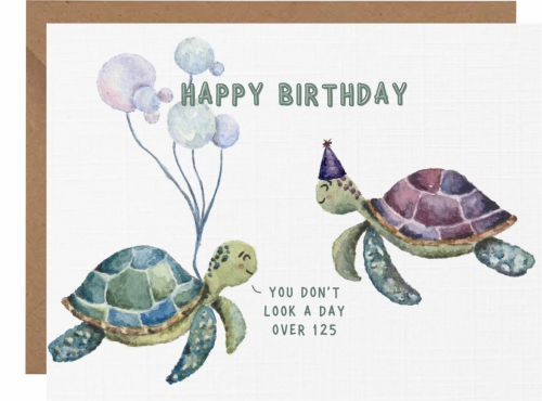 Birthday turtles