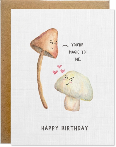 Birthday mushrooms